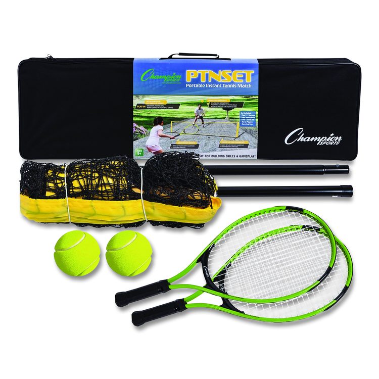 Tennis Net Set with 2 Rackets and 2 Tennis Balls