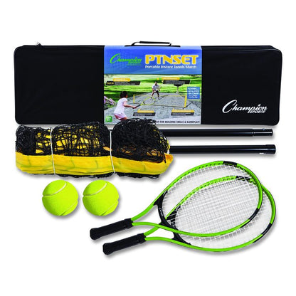 Tennis Net Set with 2 Rackets and 2 Tennis Balls
