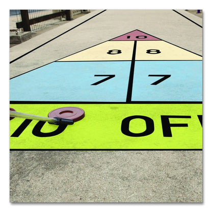 Shuffleboard Set, 4 Cues, 8 Pucks