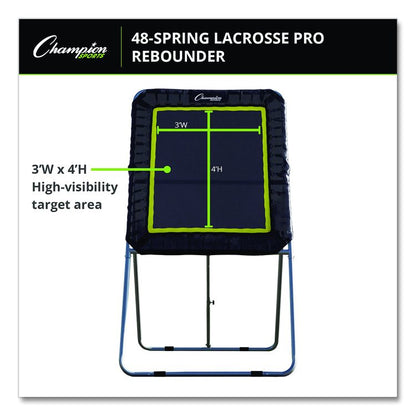 Deluxe Lacrosse Ball Rebounder, 6 ft  x 3 ft, 1.5" dia Frame