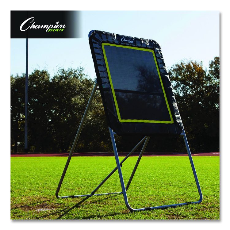 Deluxe Lacrosse Ball Rebounder, 6 ft  x 3 ft, 1.5" dia Frame