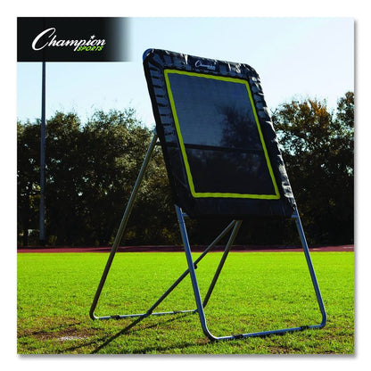 Deluxe Lacrosse Ball Rebounder, 6 ft  x 3 ft, 1.5" dia Frame