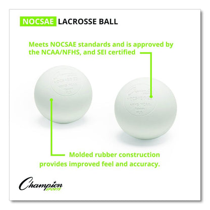 Bucket of Lacrosse Balls, Official Size, White, 36 Balls/Bucket