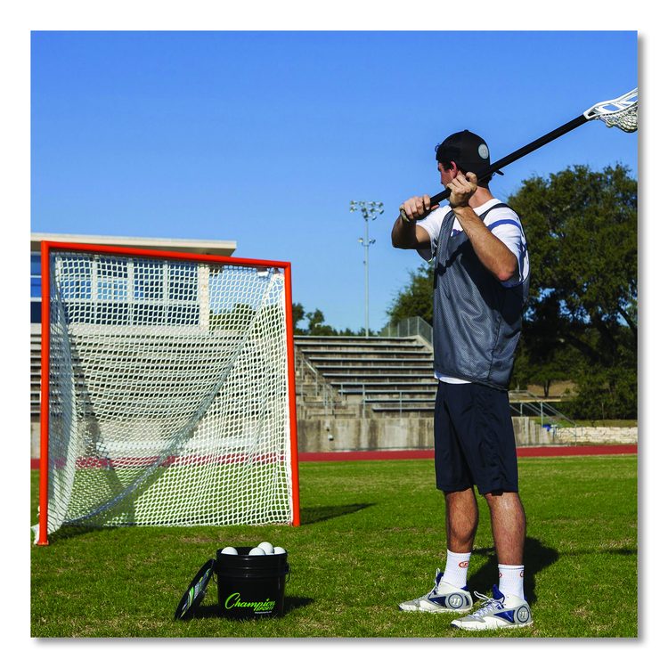 Bucket of Lacrosse Balls, Official Size, White, 36 Balls/Bucket