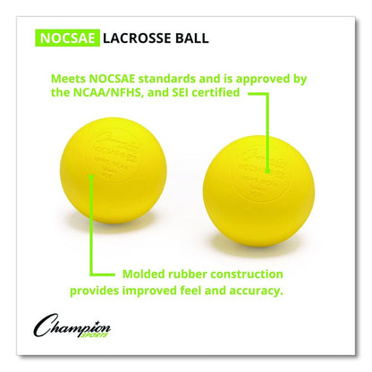 Bucket of Lacrosse Balls, Official Size, Yellow, 36 Balls/Bucket