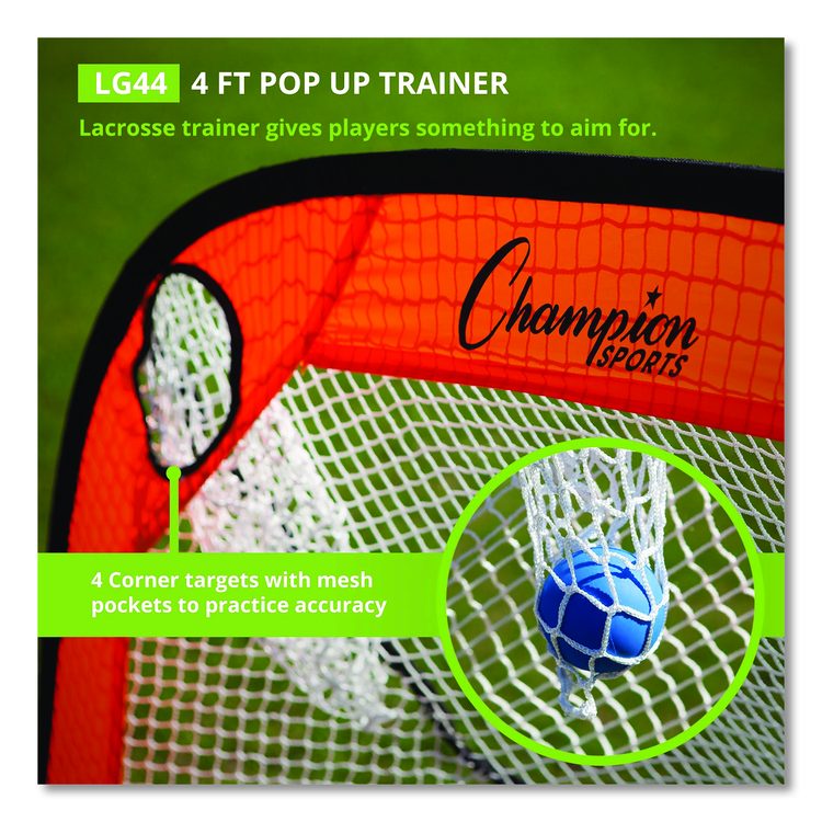 Lacrosse Pop Up Target Trainer, 4 ft x 4 ft