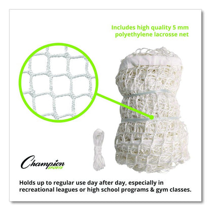 Pro High School Lacrosse Goal, 6 ft x 6 ft, 1.65" dia Frame