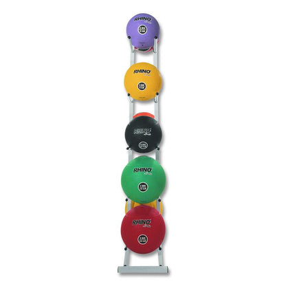 Double Medicine Ball Tree, 12" x 23" x 51", White