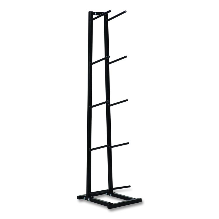 Single Medicine Ball Tree, 11" x 15" x 52", Black
