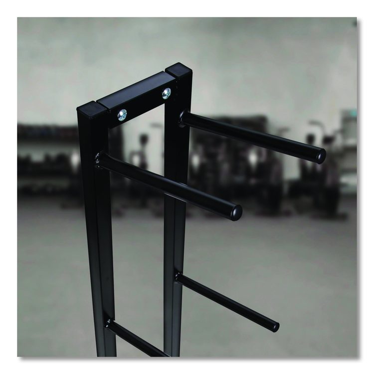 Single Medicine Ball Tree, 11" x 15" x 52", Black