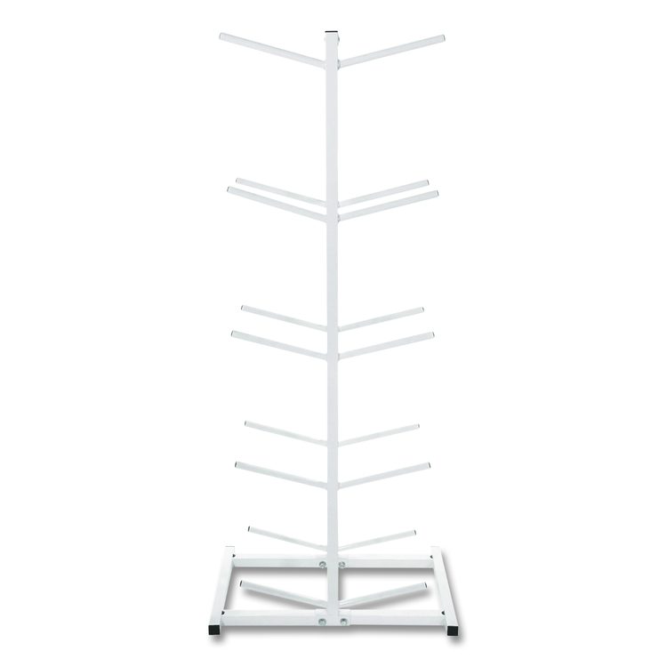 Double Medicine Ball Tree, 12" x 23" x 51", White