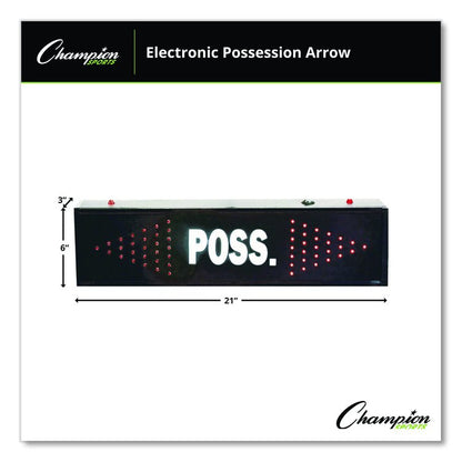 Electronic Possession Arrow, 21" x 3" x 6", Black Face, Red Graphics