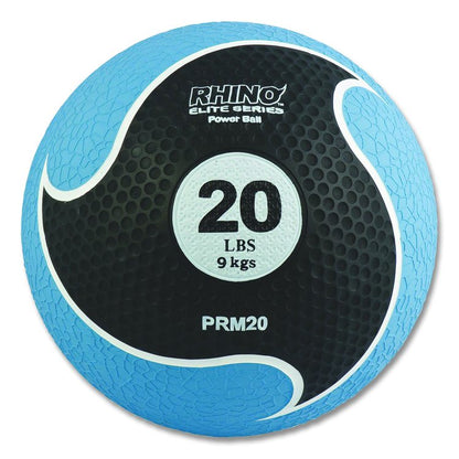 Rhino Elite Medicine Ball, 20 lb, Blue