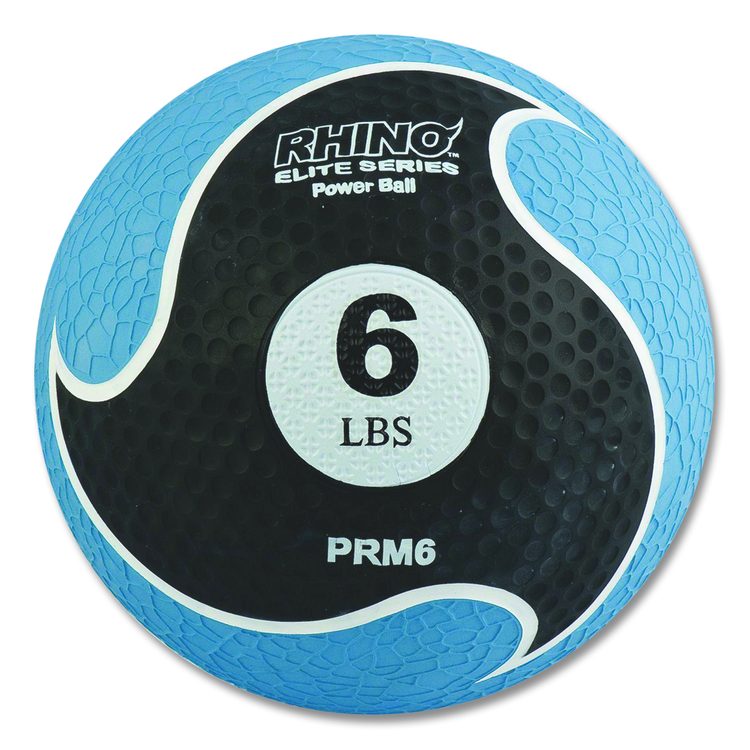 Rhino Elite Medicine Ball, 6 lb, Blue