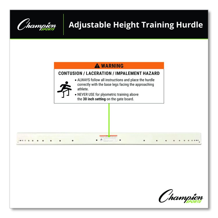 Adjustable Training Hurdle, 41" x 14", 1" Tube dia