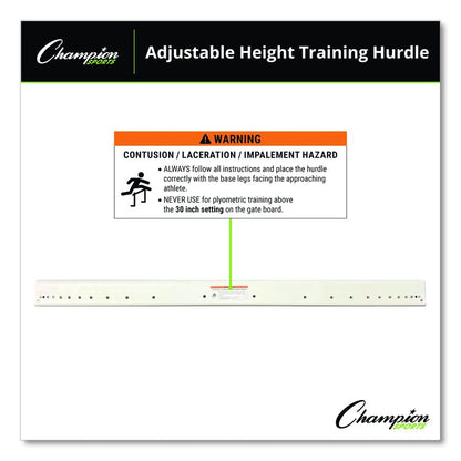 Adjustable Training Hurdle, 41" x 14", 1" Tube dia