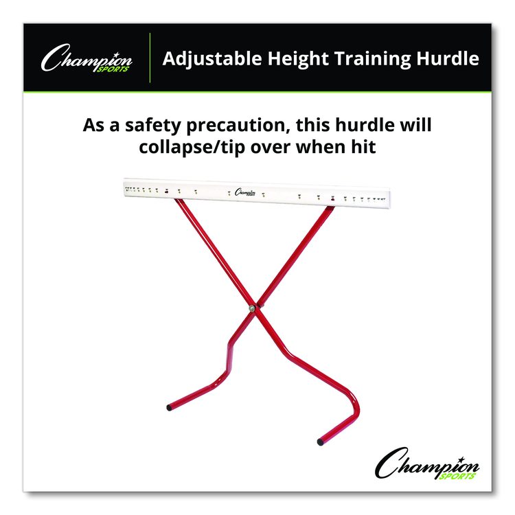 Adjustable Training Hurdle, 41" x 14", 1" Tube dia