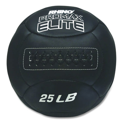 Rhino Promax Elite Medicine Ball, 25 lb, Black