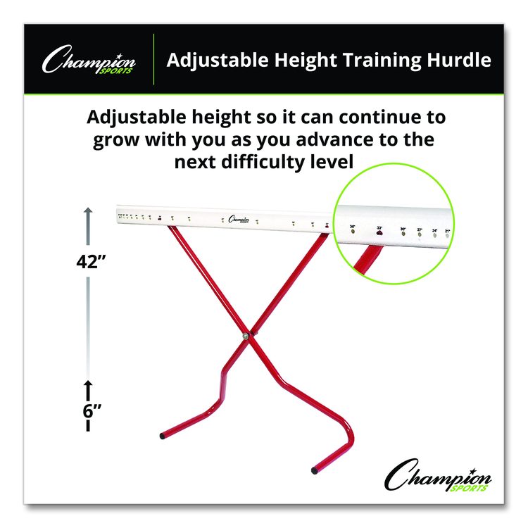 Adjustable Training Hurdle, 41" x 14", 1" Tube dia
