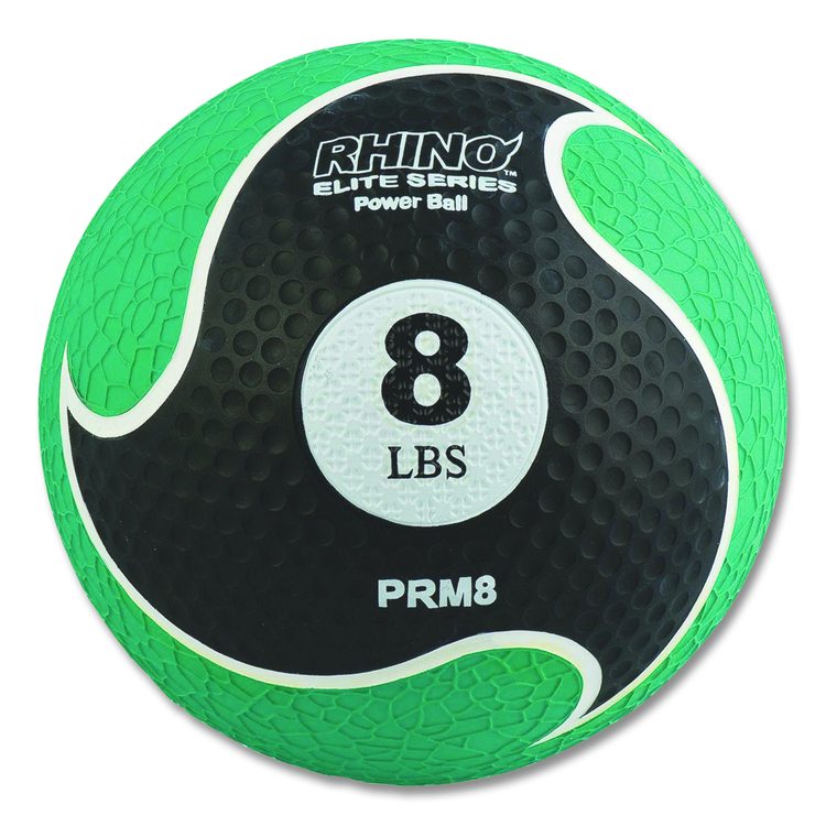 Rhino Elite Medicine Ball, 8 lb, Green