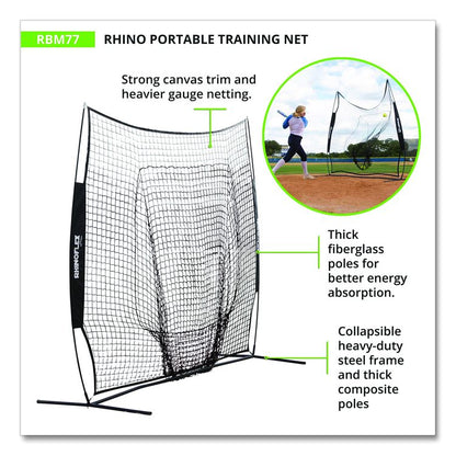 Rhino Portable Training Net, 7 ft x 7 ft