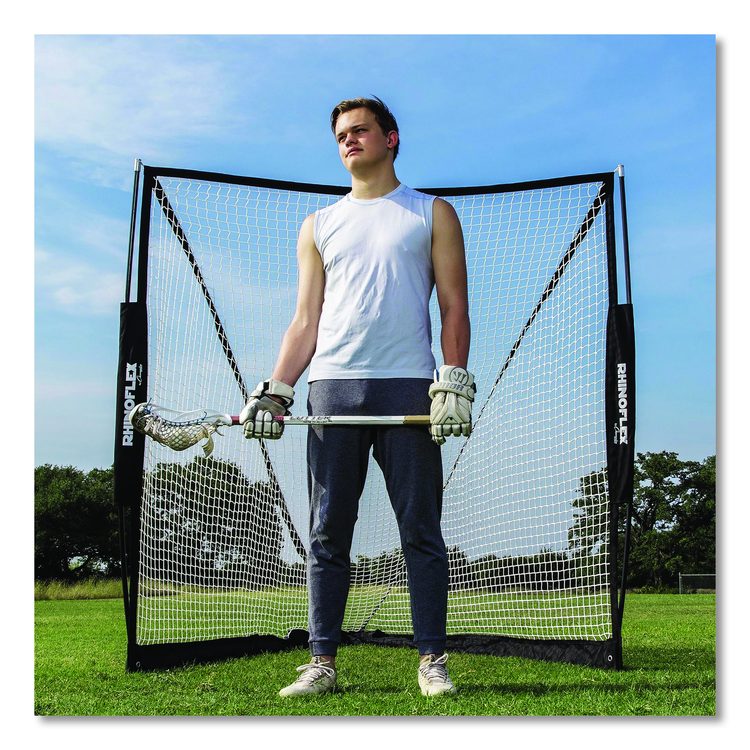 Rhino Flex Lacrosse Goal, 6 ft x 6 ft, 1" dia Frame