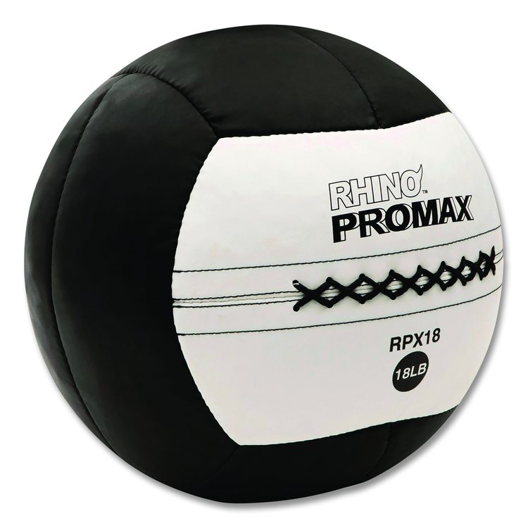 Rhino Promax Medicine Ball, 18 lb, Black
