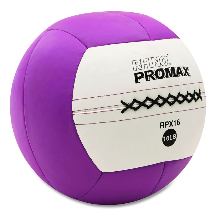Rhino Promax Medicine Ball, 16 lb, Purple