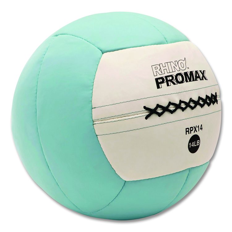 Rhino Promax Medicine Ball, 14 lb, Light Blue