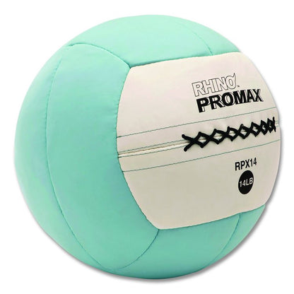 Rhino Promax Medicine Ball, 14 lb, Light Blue