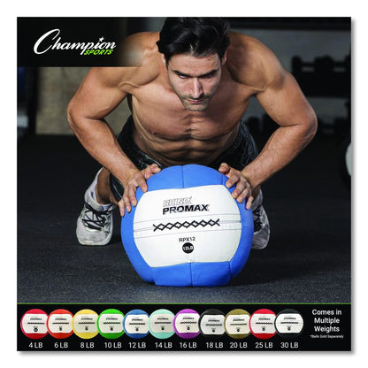 Rhino Promax Medicine Ball, 14 lb, Light Blue
