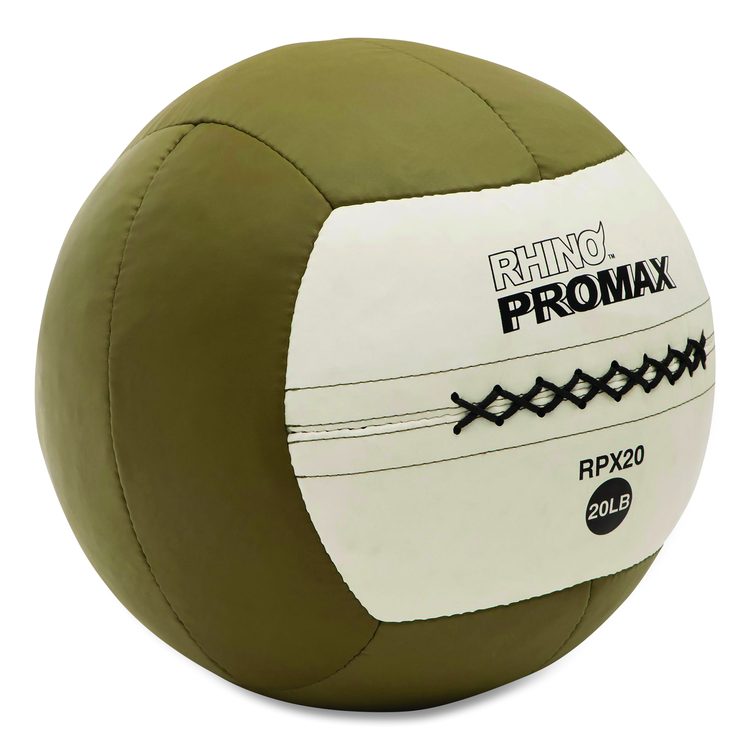 Rhino Promax Medicine Ball, 20 lb, Brown