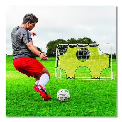 3-in-1 Soccer Training Goal, 6 ft  x 4 ft, 1.25" dia Frame