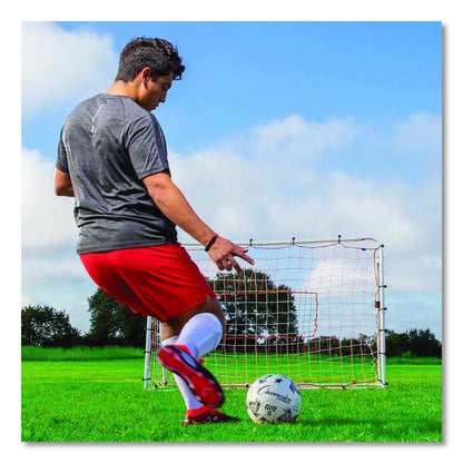 3-in-1 Soccer Training Goal, 6 ft  x 4 ft, 1.25" dia Frame