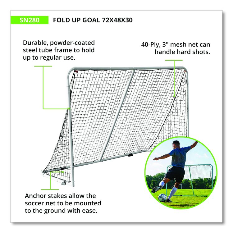 Fold Up Goal, 72" x 48"