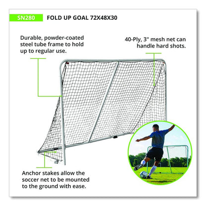 Fold Up Goal, 72" x 48"