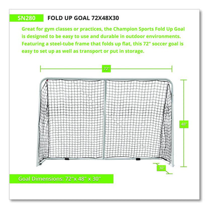 Fold Up Goal, 72" x 48"