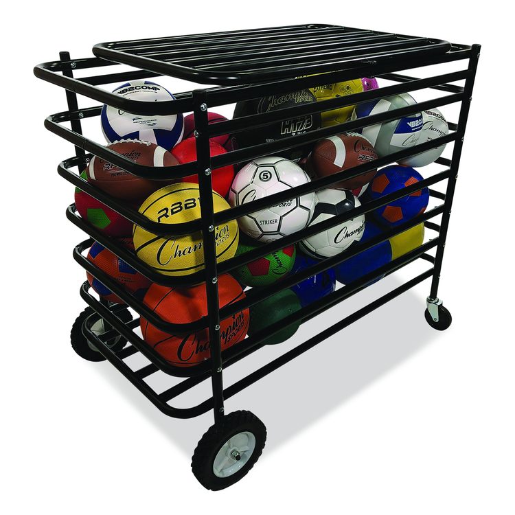 Ultimate Lockable Ball Locker, 24" x 44" x 39", Black
