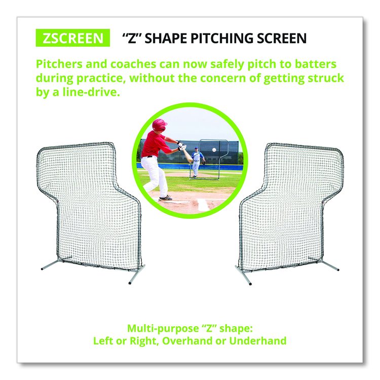 Z Pitching Screen, 7 ft x 5 ft