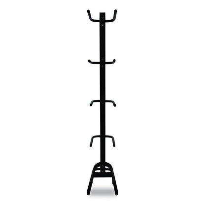 U-Ring Single Medicine Ball Tree, 23" x 22.5" x 64.5", Black