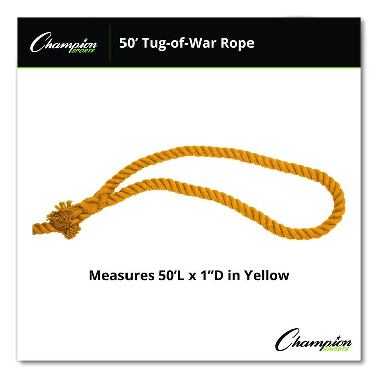 Tug-of-War Rope, 50 ft, 1" dia