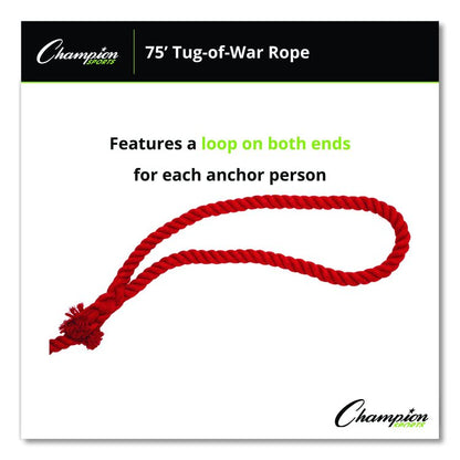 4-Way Tug of War Rope, 75 ft, 1" dia