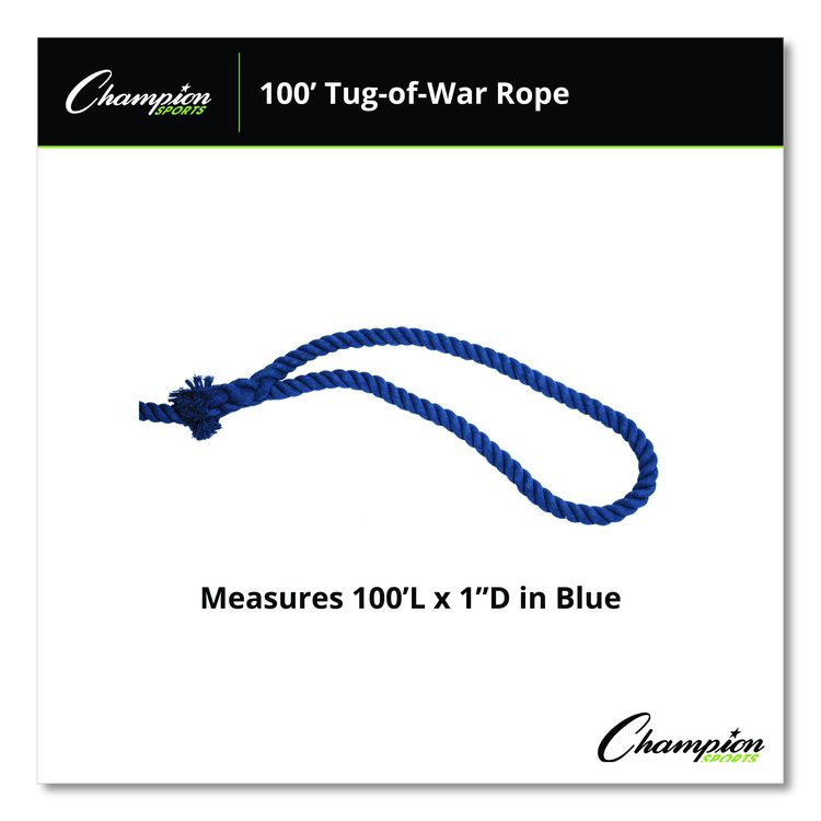 Tug-of-War Rope, 100 ft, 1" dia