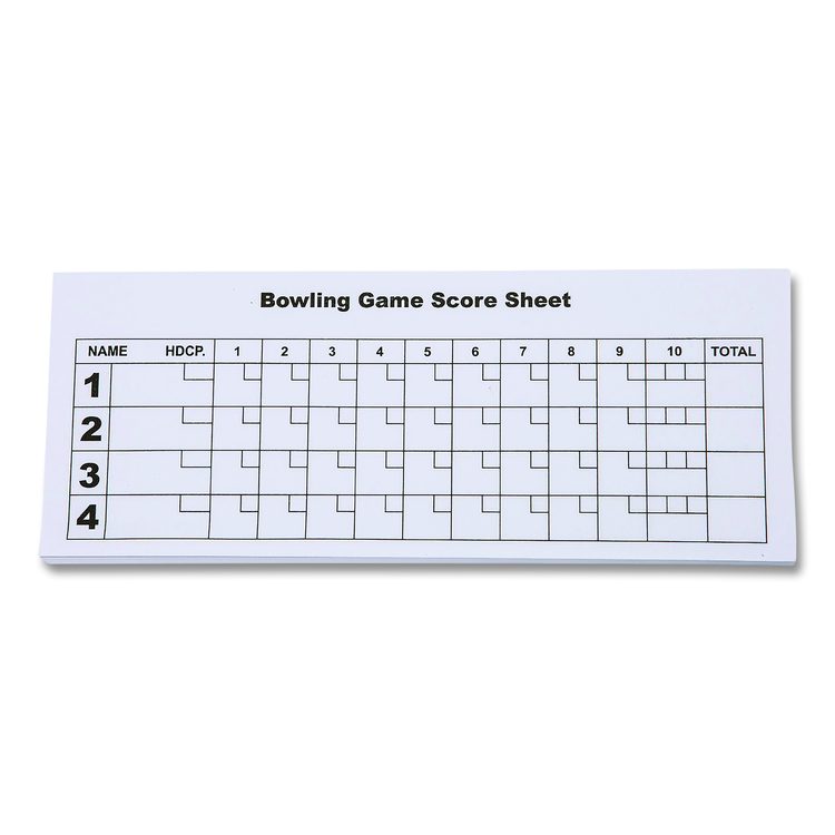 Plastic Bowling Pin Set, White, 10/Set