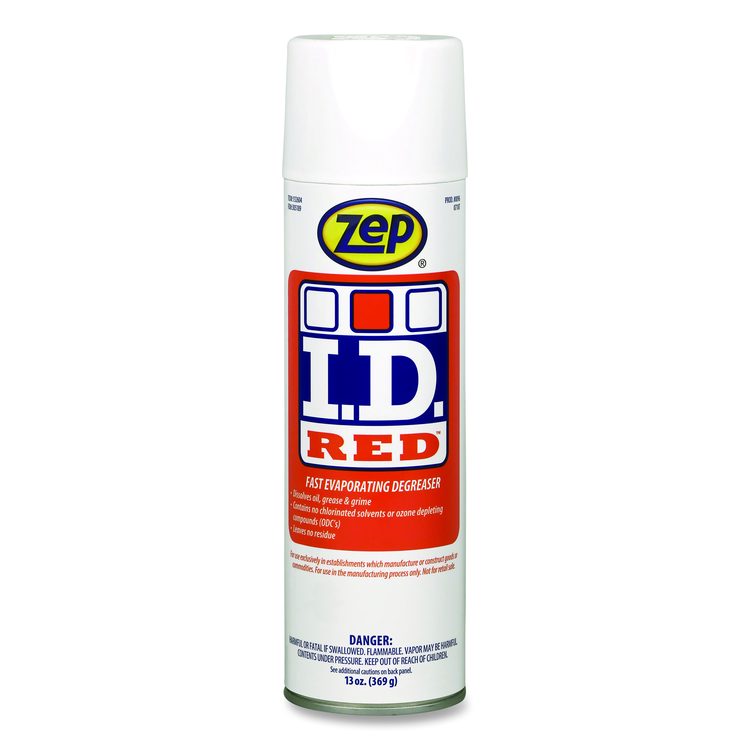 I.D. Red Aerosol, 13 oz Aerosol Spray. 12/Carton