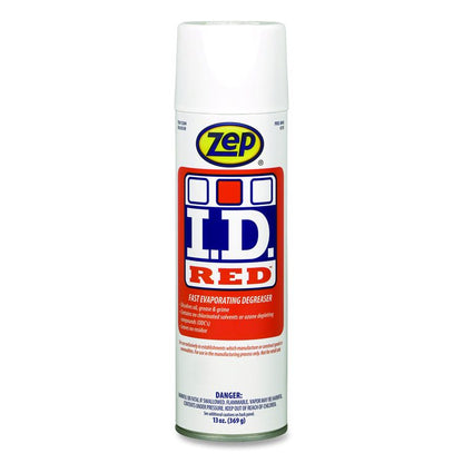 I.D. Red Aerosol, 13 oz Aerosol Spray. 12/Carton