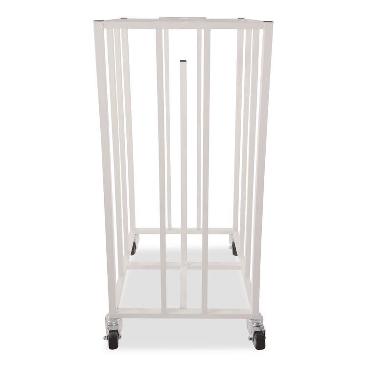 Deluxe Vertical Ball Cage, Fits Approximately 20 Balls, Metal, 20" x 20" x 48", White