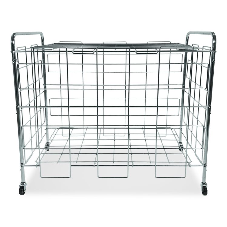 Portable Ball Locker, Metal, 176 lb Capacity, 24 x 41 x 36, Chrome