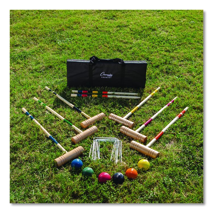 Deluxe Croquet Tournament Set, with Carry Bag