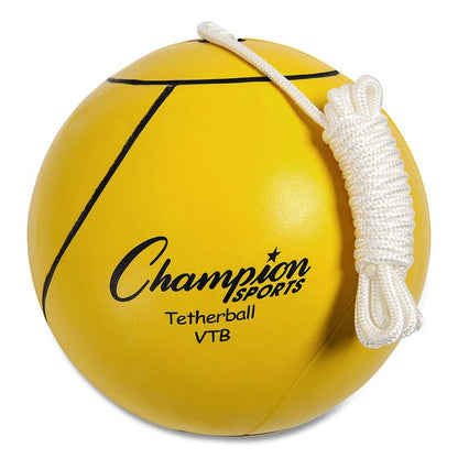 Deluxe Tether Ball Set, Tetherball/102" Cord/(4) 24" Telescoping Poles/Carry Bag/Pump with Needle